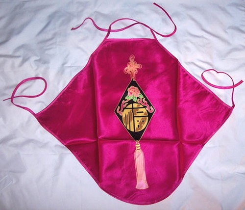 Genuine Silk Sexy Women's Halter Bra Chinese Traditional Dudou Hand-Painted - Picture 9 of 27