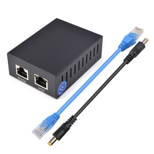 12V5A POE Splitter in Metal Casing for Smooth Networking POE Cable Power Divider
