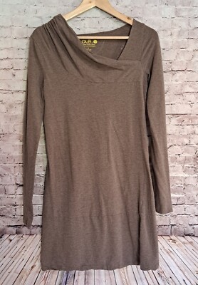 Lole Tunic Dress Asymmetric Top Small Brown Organic Cotton | eBay