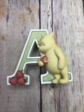 Disney Classic Winnie the Pooh Ceramic Alphabet Letter "A" Michel  Co. RETIRED