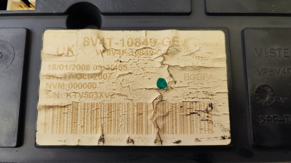 8V4T-10849-GE Quadro strumenti Ford Focus C-Max diesel Foto 2 de 4