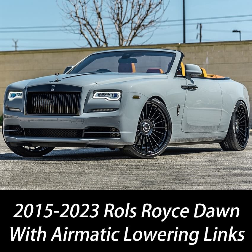 FOR 2016-2023 ROLLS ROYCE DAWN ADJUSTABLE SUSPENSION LOWERING KIT LINKAGES LINKS