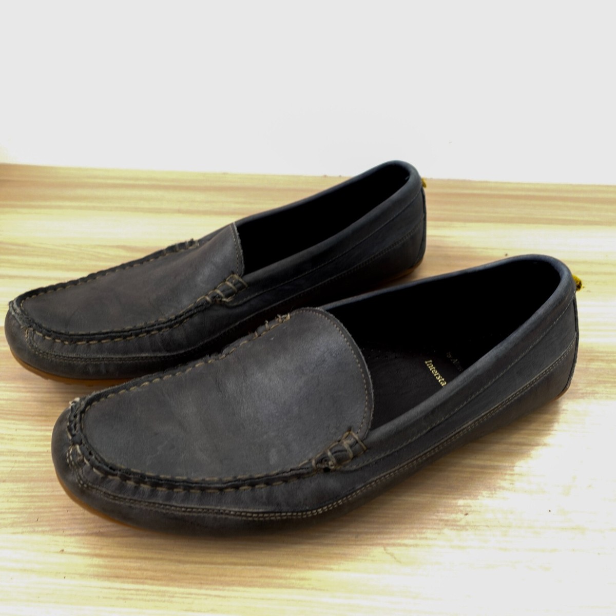 Allen Edmonds Mens Loafers 11.5 D Driving Dusty Moc Toe  display picture 3