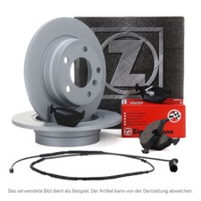 Zimmermann FORMULA S Bremsscheiben + Beläge Sensor für MERCEDES W206 S206 hinten