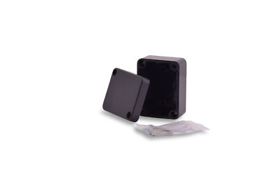 BOXEXPERT ABS Industriegehäuse Elbe 65x50x35mm IP66 Schwarz Leergehäuse IK07