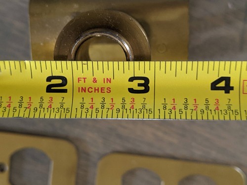 NOS ANTIQUE RUSSELL & STOLL NY Solid Brass 2 Sided Receptacle Outlet Floor 2666G - Picture 10 of 18