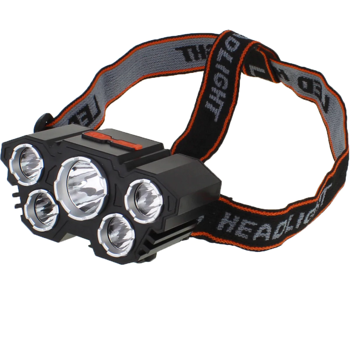 Led Highlight USB Charging 5 LED Headlight 4 Modes L-T21 Free