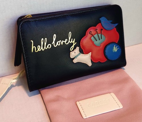 NWOT Radley London "Hello Lovely" Bifold Leather Wallet MRSP $118