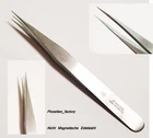 Eyelash Tweezers, Technical Tweezers, Fine Point Straight, Non Magnetic (119)