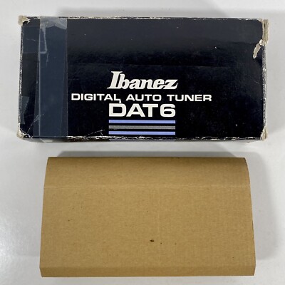 Ibanez Vintage 1980 s Digital Auto Tuner DAT6 Japan Guitar Tuning Pedal Box Only