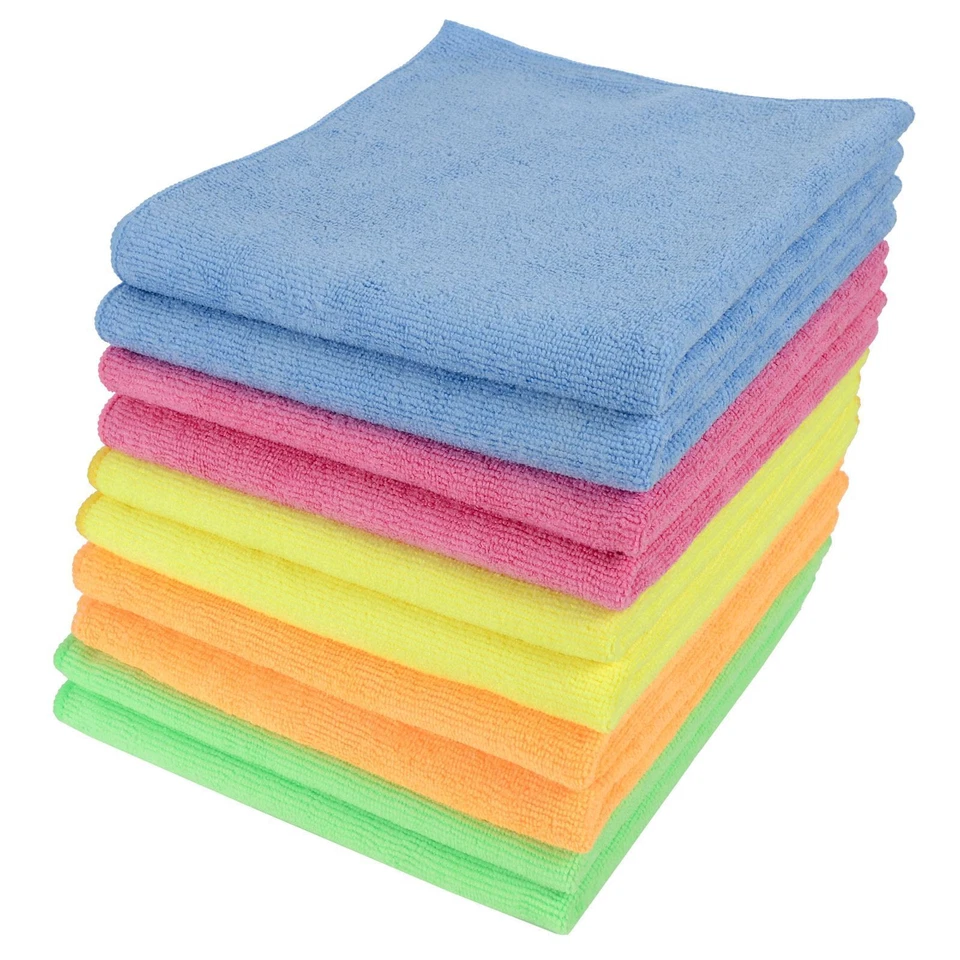 Microfibre Cleaning Cloths 280gsm 40x40cm Professional Non-Abrasive Multi-Colour - Image 2 of 4
