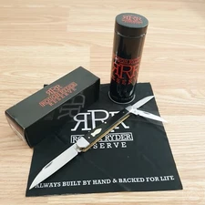 Rough Ryder Whittler Pocket Knife D2 Tool Steel Blades Micarta/Stainless Handle