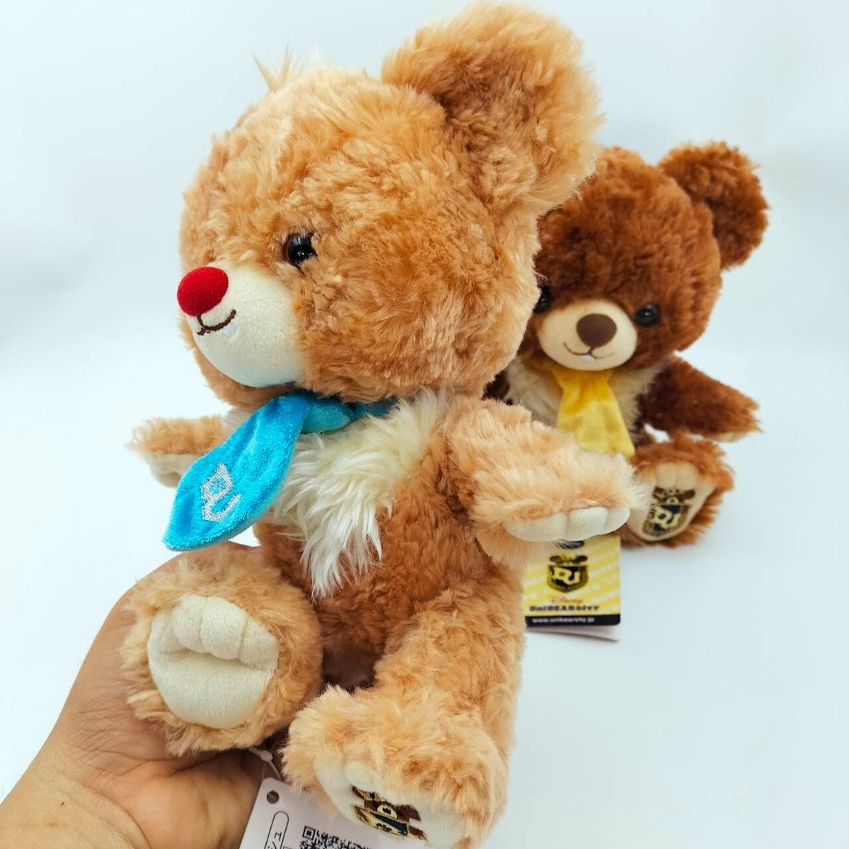 Disney Sotre Unibearsity Unibear Mon & Blanc Chip 'n' Dale Plush 9