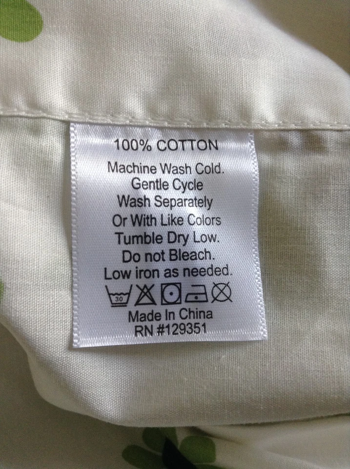 ORLA KIELY TARGET POPPY MEADOW 100% 棉潜水衣罩和枕套全新无标签 88x65 英寸 — 第 4/4 张图片