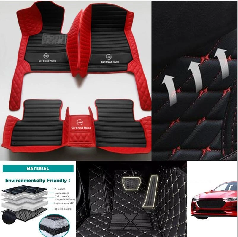 All Weather For Subaru XV Crosstrek Car Floor Mats Handmade Waterproof Carpets - Изображение 4 из 4