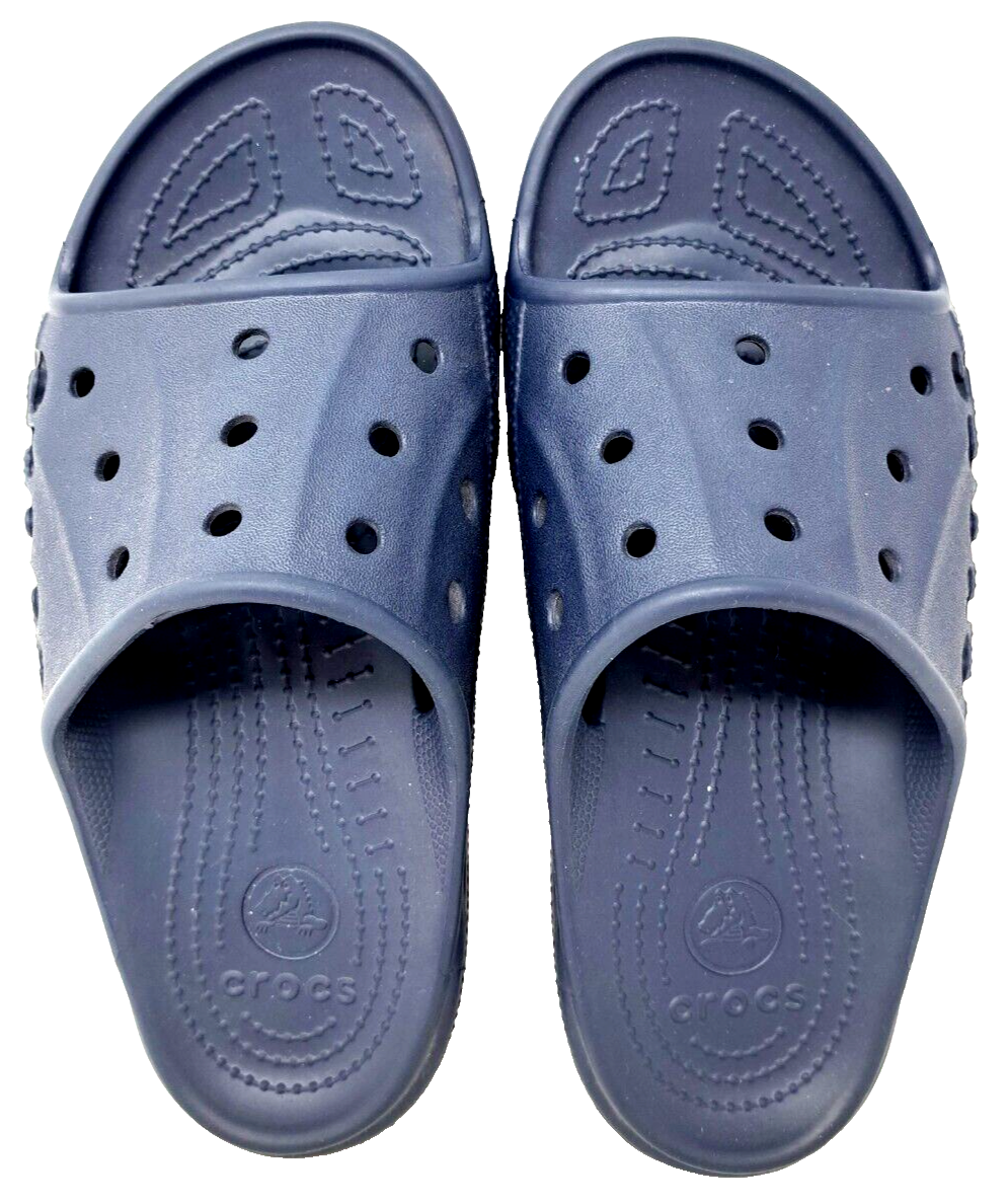 Crocs Slides Black Mens Size 8 Women display picture 1