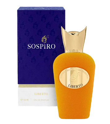 Sospiro LIBERTO  EDP  3.4 oz New in Box FREE SHIPPING 100% Authentic