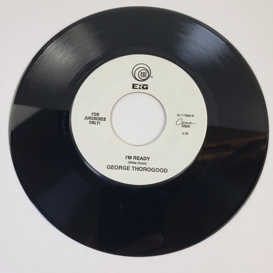 George Thorogood "Killer's Bluze" 45 Vg+ Tested Jukebox  - Image 3 of 4