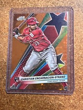 2024 Cosmic Chrome Orange StarFractor # SF-61 Christian Encarnacion-Strand 03/25