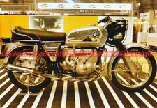 BMW R60/5 R 60 /5 600 Série 5 au Salon Carte Postale Moto Motorcycle Postcard