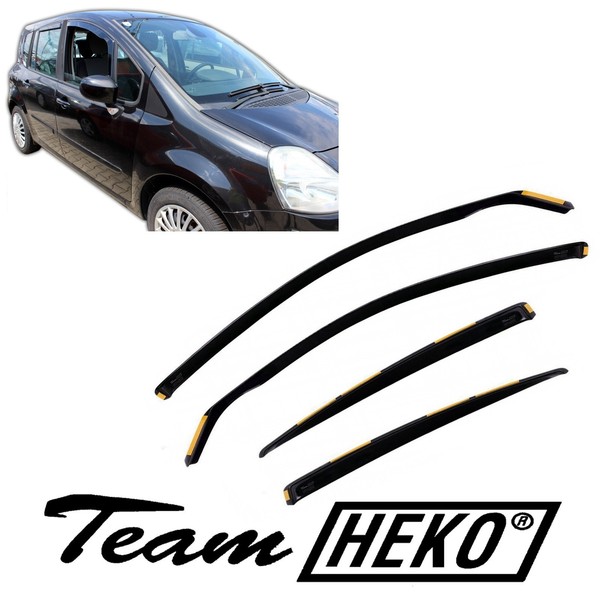Windabweiser Regenabweiser Heko FüR Renault Modus 5-TüRer 2004-2012 4-Tlg-image
