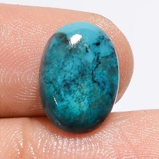 100 Natural Turquoise Oval Shape Cabochon Loose Gemstone 3.5 Ct 13X9X3mm OA7140
