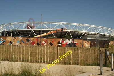 Photo 6x4 View of the Olympic Stadium from the River Lea Navigation #9 St c2015