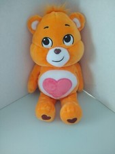 Care Bears 10" Plush Tenderheart Bear Orange W/ Pink Heart 2020 Embroidered Eyes