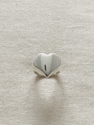 The Great Frog Solid Heart Ring (size F) (RRP £150) UK