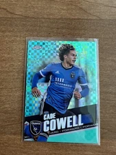 2022 Topps Chrome MLS Cade Cowell Aqua X-FRACTOR Gold Cup USMNT 269/299 Mexico