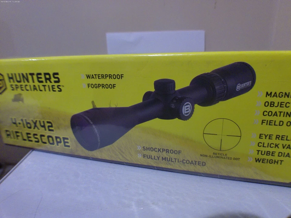 Hunter's specialties (4-1b by 42) New in box riflescope - Image 2 of 3