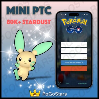 Pokémon PTC GO - Shiny Pichu Witch Hat - 80K Stardust✨Read Description