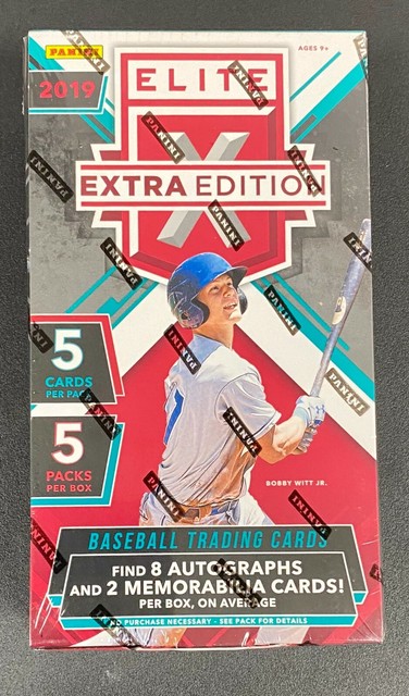 2019 panini mlb elite extra edition blaster box