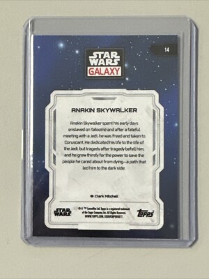 2024 Topps Chrome Star Wars Galaxy Anakin Skywalker Mini Diamond