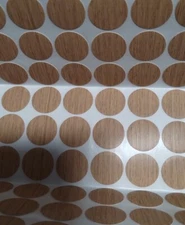 VictorsHome Self-Adhesive Screw Hole Stickers PVC Cover Caps/ 108 Pcs. Mapel