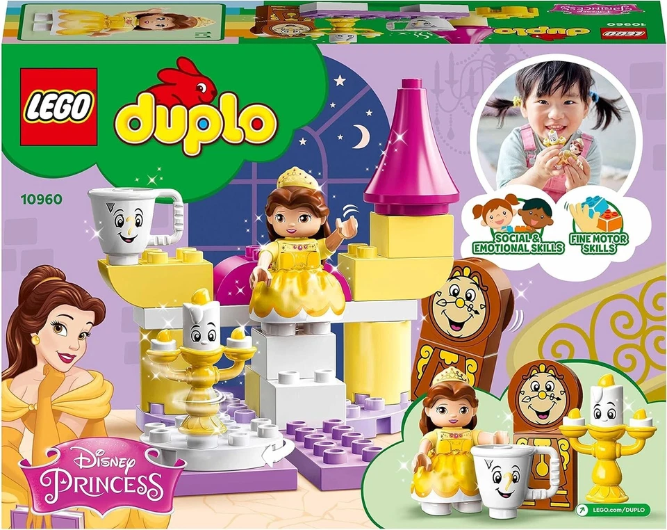 Lego Duplo Disney 10960 la Belle et la Bête la salle de bal de Belle complet - Photo 2/4