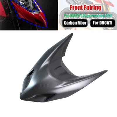 Front Nose Fairing For DUCATI Hypermotard 950SP RVE 2019- Carbon Fiber Cover