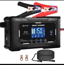 HTRC Smart Battery Charger And Maintainer 12v/24v p15 OPEN BOX Never Used