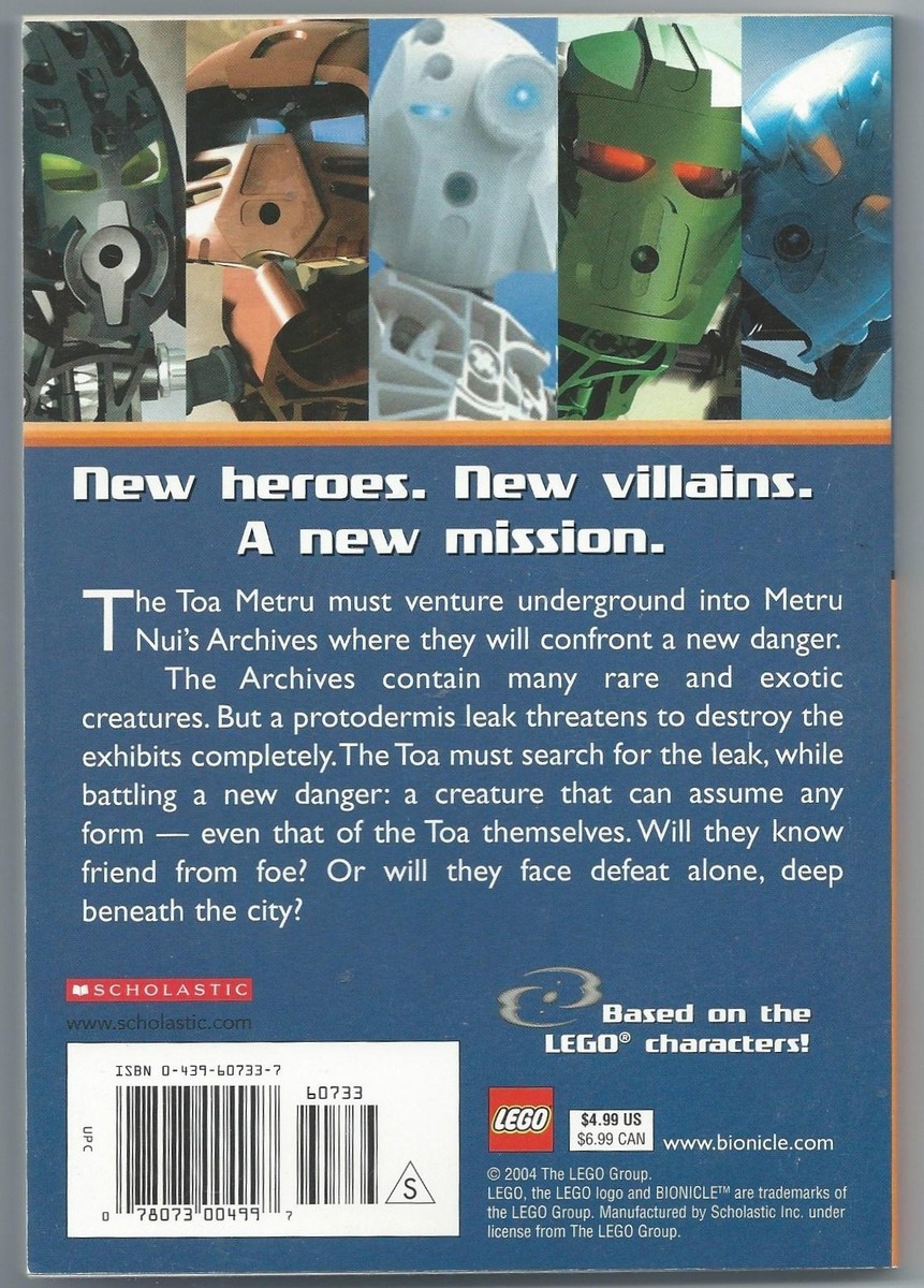 Bionicle Adventures The Darkness Below by Greg Farshtey (2004