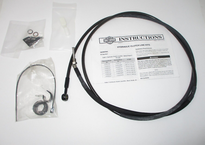 Harley Davidson 37200045 Hydraulic Clutch Line Diamond-black NOS
