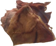 Half Pig chews for Dog - 100% Natural Pork Dog Treats (30 Count)