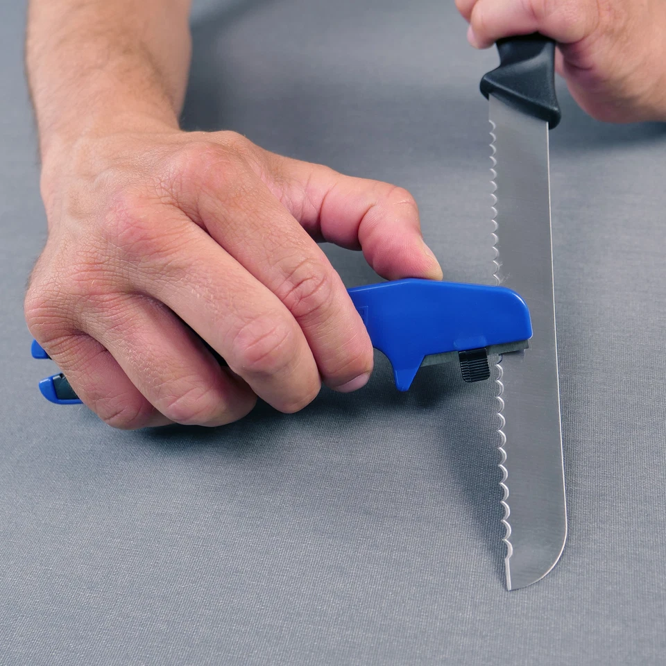 BLITZSCHÄRFER Messerschärfer Messerschleifer Scherenschleifer manuell tragbar - Bild 4 von 4