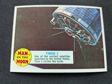 1969 Topps Man On The Moon Card # 18A Tiros 1 (VG/EX)