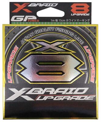 YGK X Blade Upgrade X8 150m 16lb (# 0.8) PE Fishing Line Green 15cm White Mark