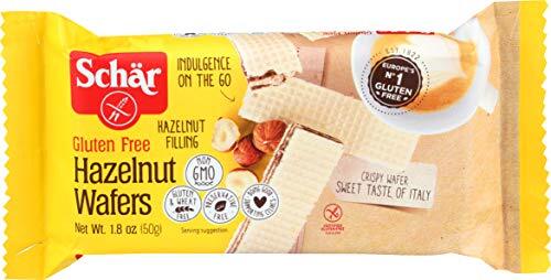 Obleas de avellana sin gluten Schar, 1,8 oz., paquete de 20