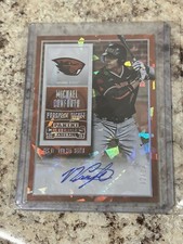 2015 Panini Contenders Michael Conforto Rookie Auto Cracked Ice /23 SP Dodgers
