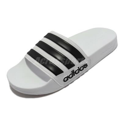 adidas Adilette Shower White Black Men Unisex Slip On Water Sandal