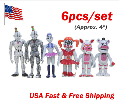 5'' Five Nights at Freddy's Sister Location Figures Baby FNAF Toys US Ship