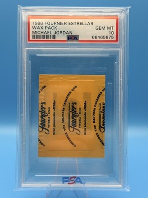 1988 Fournier Estrellas Michael Jordan PSA 10 - Rare - Sealed