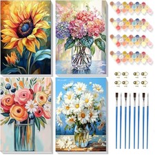 Framed Paint by Numbers Kit for 8x12 inch BKH1053 BKH1054 BKH1055 BKH1057